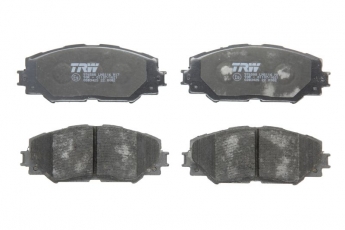 Купить GDB3425 TRW Тормозные колодки передние Ярис 1.5 Hybrid без датчика износа